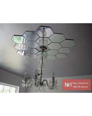 Дзеркальний срібло полістирол Metzo + клейка поверхня, зображення 6