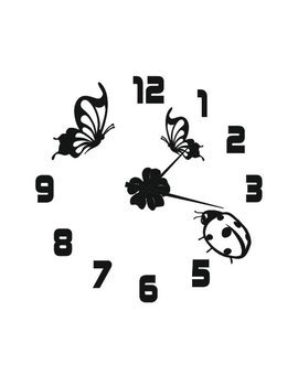 3D настінний годинник Квітка 706, зображення