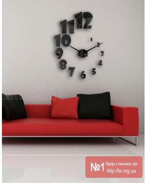 3D Дзеркальний настінний годинник TimeDecor 714