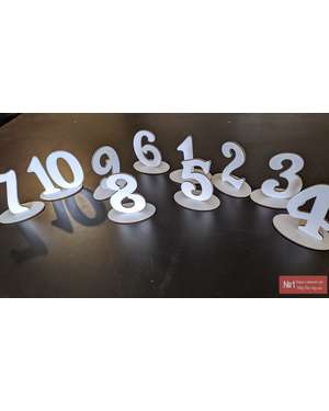 Номерки - цифри на весільні столи TIME DECOR 718, зображення 10