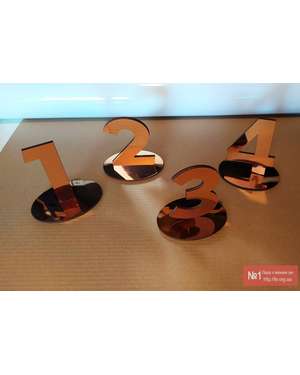 Номерки - цифри на весільні столи TIME DECOR 718, зображення 9