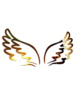 Крила ангела, янгола для фотозони, банера 2шт наклейка 722