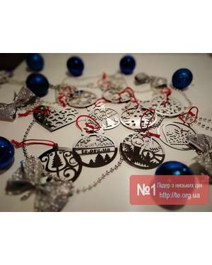 Комплект дзеркальних іграшок для ялинки Time Decor 725, зображення 7