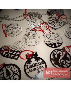 Виготовлення іменних, із логотипом іграшок для ялинки Time Decor 726, зображення 8