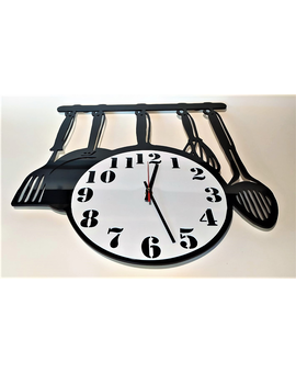 Великий Настінний годинник для кухні - Інвентар 738, зображення 1