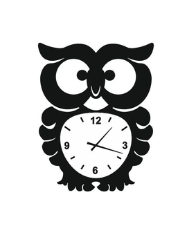 Великий настінний годинник Сова 747, зображення