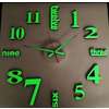 3D годинник англійський стиль - люмінесцентний, світится у темряві - Time Decor 763