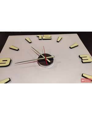 3D годинник з цифрами та поділками - люмінесцентний, світится у темряві 764, зображення 10