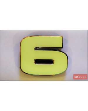 3D годинник з цифрами та поділками - люмінесцентний, світится у темряві 764, зображення 6