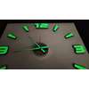 3D годинник з цифрами та поділками - люмінесцентний, світится у темряві - Time Decor 764 - Картинка 13