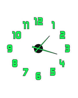 3D годинник з цифрами - люмінесцентний, світится у темряві 766