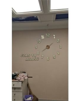 3D годинник з цифрами - люмінесцентний, світится у темряві 766, зображення 2