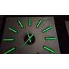 3D годинник мінімалістичний стиль - люмінесцентний, світится у темряві - Time Decor 767 - Картинка 6
