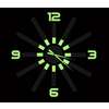 3D годинник Multi color - люмінесцентний, світится у темряві - Time Decor 769 - Картинка 1