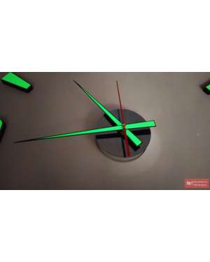 Стрілки які світяться у темряві для настінних 3D годинників + безшумний механізм Time Decor 770