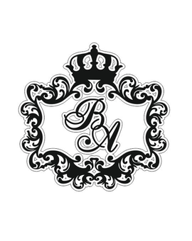 Весільна монограма, герб із ініціалами або іменами молодят790