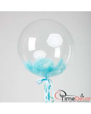 Пір'я натуральні для декору та повітряних кульок, колір білий - 804, зображення 5