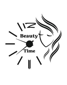 Beauty Time настінний 3D годинник для салону краси 840, зображення