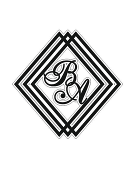 Велика весільна монограма з ініціалами, іменами молодят 846