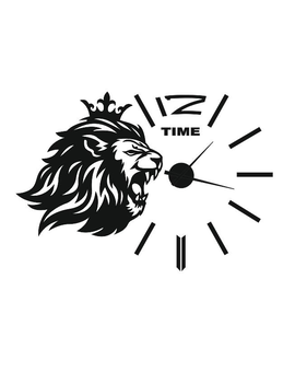 3D настінний годинник Король Лев 850, зображення
