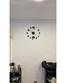 Настінний 3D годинник для перукарні салону 851, зображення 3