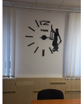 3D настінний годинник Феміда - Правосуддя 853, зображення 2