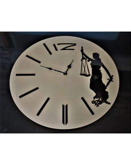 3D настінний годинник Феміда - Правосуддя 853, зображення 5