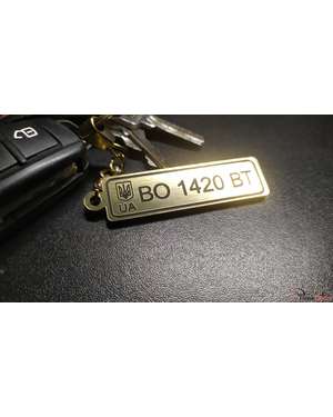 Брелок на замовлення із Вашим текстом - Time Decor 863, зображення 2