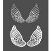 Крила ангела для фотозони 2шт. наклейка - Time Decor 864 - Картинка 3