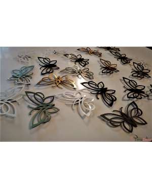 3D метелики комплект 5шт. - Time Decor 869, зображення 5