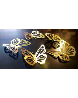 3D метелики для декору - комплект 5шт. Time Decor 874