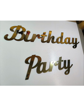 Birthday Party напис для фотозони, банеру, зображення 1