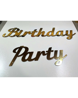 Birthday Party напис для фотозони, банеру, зображення 2