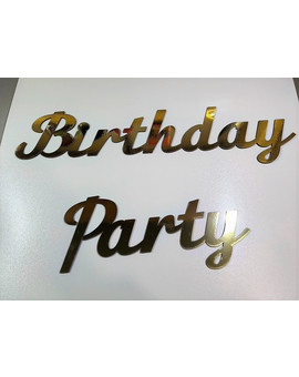 Birthday Party напис для фотозони, банеру, зображення 3