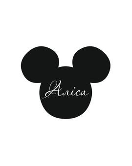 Mickey Mouse для фотозони з іменем дитини