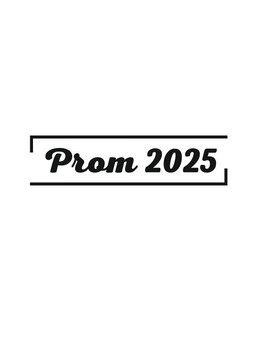 Prom 2025 напис для фотозони, зображення 1