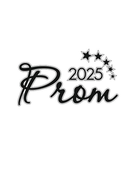 Prom 2025 із зірочками напис для фотозони, зображення