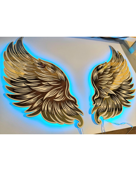 Крила ангела з LED підсвіткою для фотозони - розкішний 3D-ефект