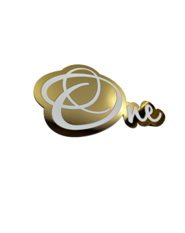 Напис One з підсвіткою для фотозони 909, зображення