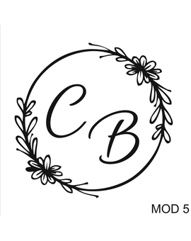 Весільні монограми з ініціалами та іменами молодят 911, зображення 11