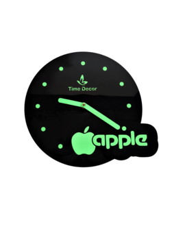 Настінний годинник Apple люмінесценція, LED підсвідчування 914