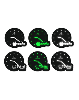 Настінний годинник Apple люмінесценція, LED підсвідчування 914, зображення 3