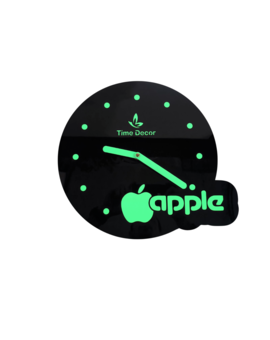 Настінний годинник Apple люмінесценція, LED підсвідчування 914, зображення 4